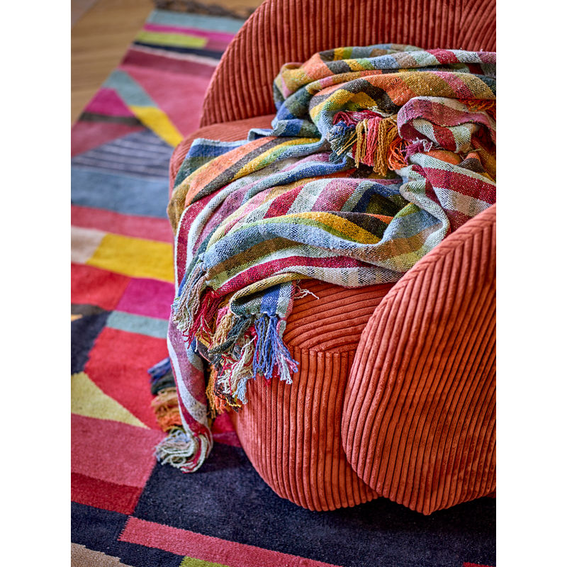 Fauteuil Pradi de Bloomingville, orange, polyester