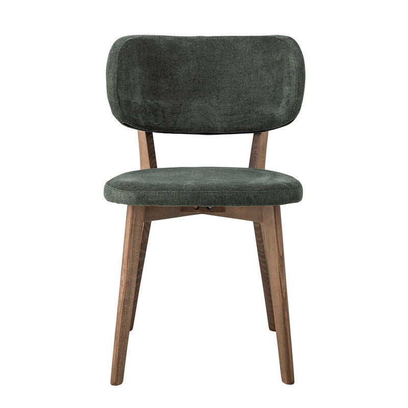 Silla de comedor Cally de Creative Collection, verde, madera