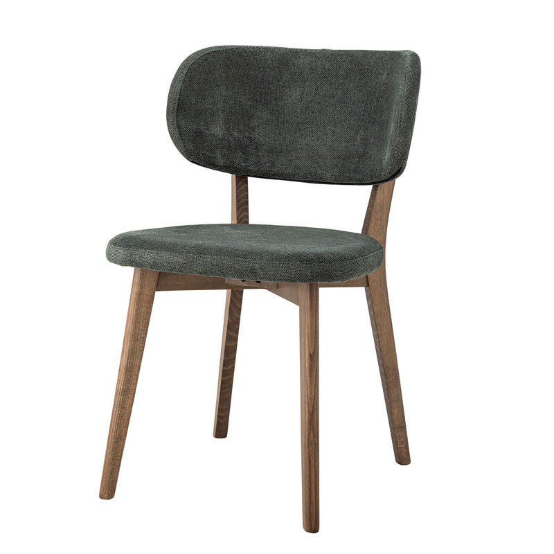 Silla de comedor Cally de Creative Collection, verde, madera