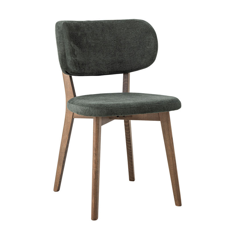 Silla de comedor Cally de Creative Collection, verde, madera