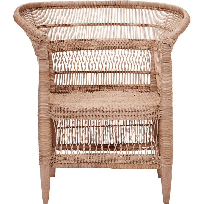 Chaise Rika de House Doctor avec accoudoirs, Naturel