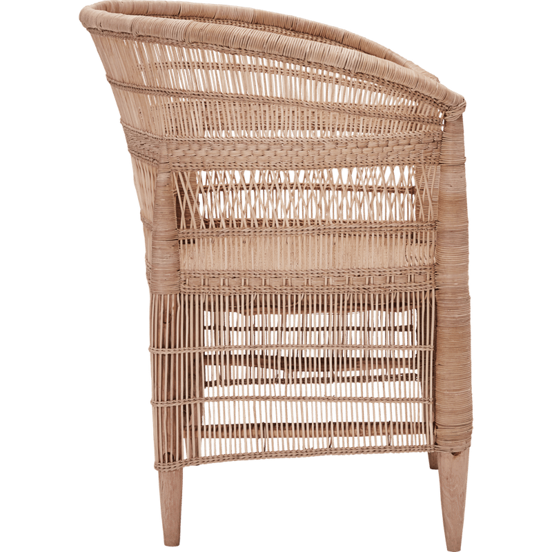 Chaise Rika de House Doctor avec accoudoirs, Naturel