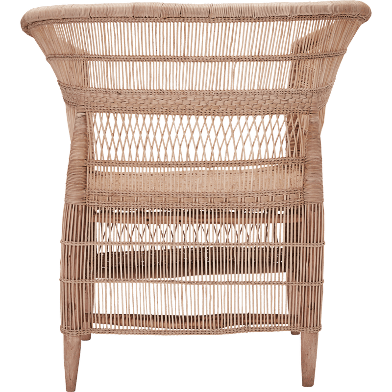 Chaise Rika de House Doctor avec accoudoirs, Naturel