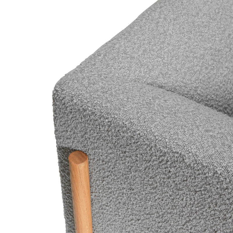 Hübsch Moment 2-Sitzer-Sofa, grau