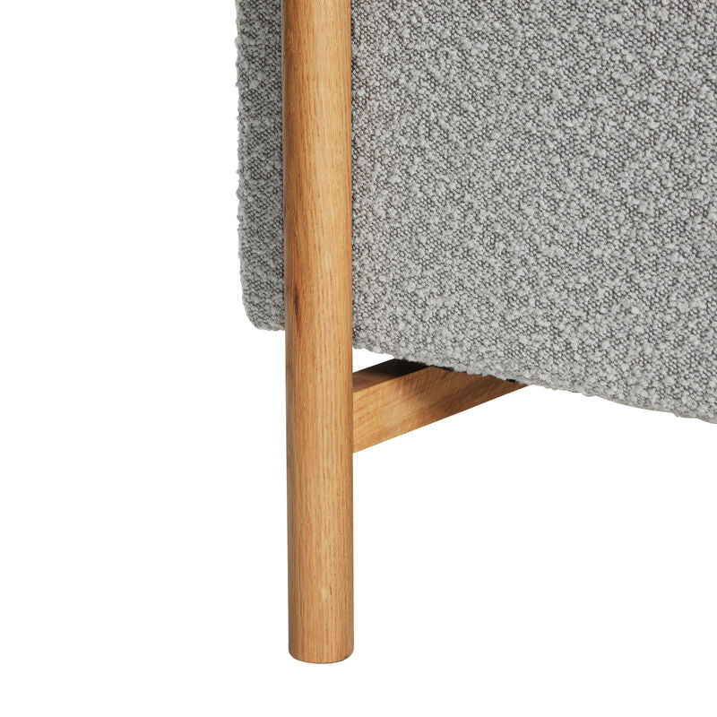 Hübsch Moment 2-Sitzer-Sofa, grau