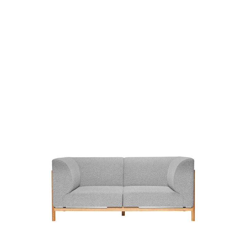 Hübsch Moment 2-Sitzer-Sofa, grau