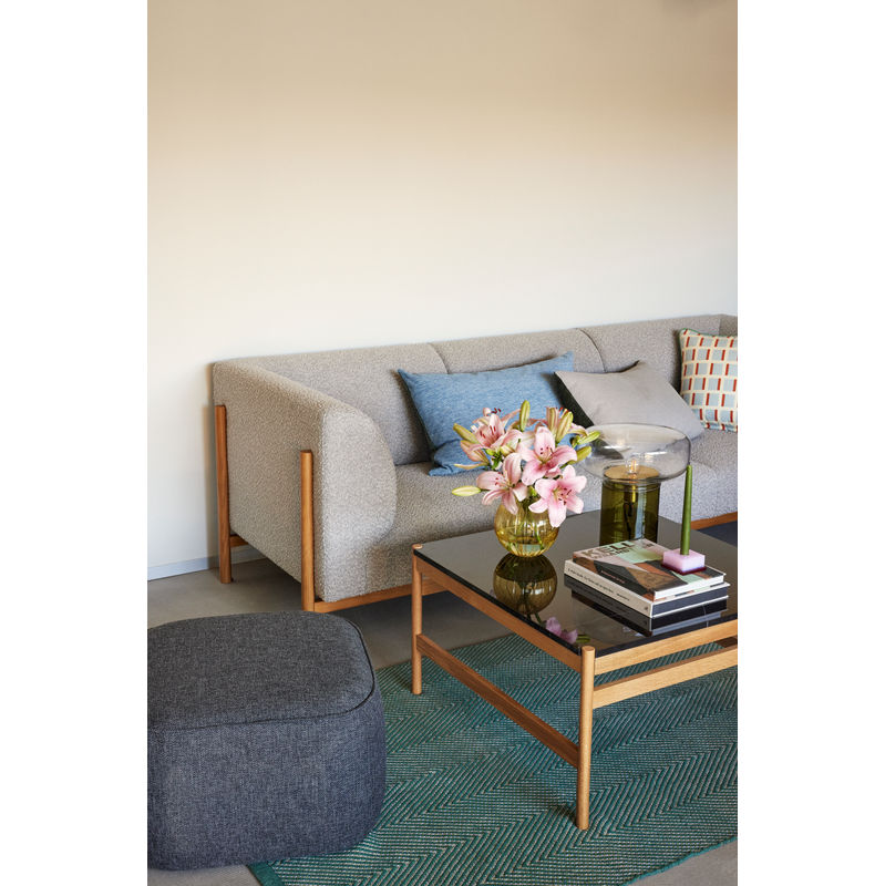 Hübsch Moment 2-Sitzer-Sofa, grau