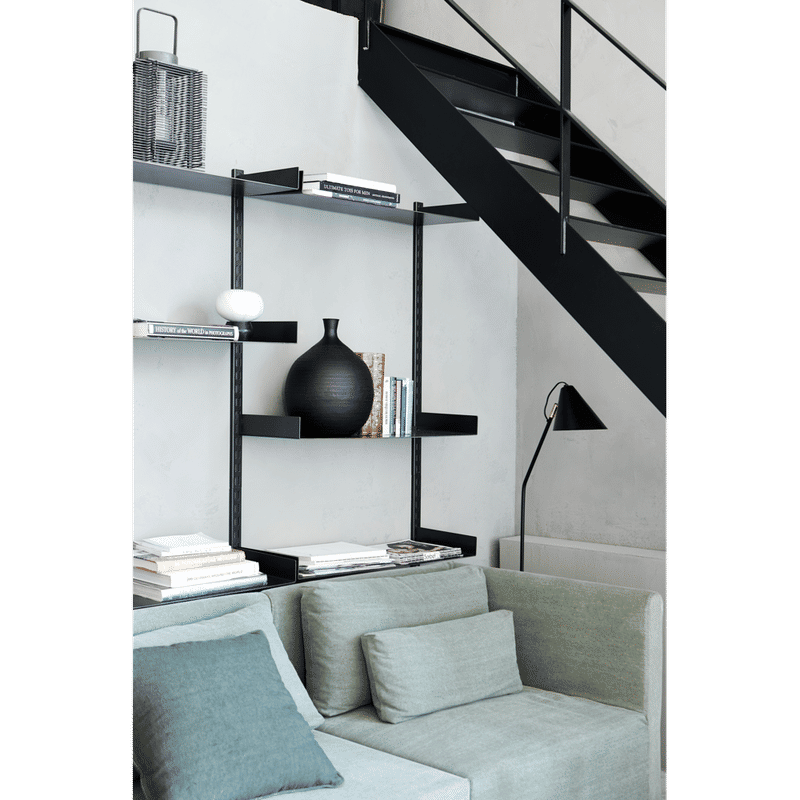 Sistema de estanterías Fari de House Doctor, Negro