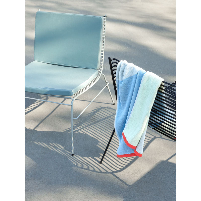 Sillón de cuerda Hübsch, gris claro