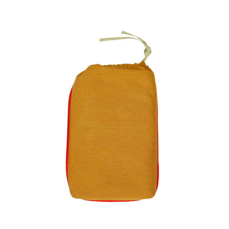 Hübsch Aki Bedding 80/220 Naranja/Verde