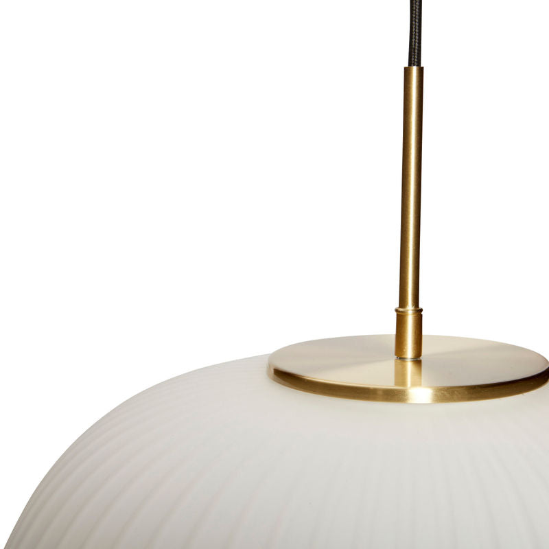 Lámpara colgante Hübsch Serene Ø42, blanca