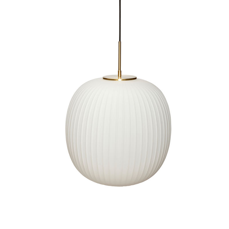 Lámpara colgante Hübsch Serene Ø42, blanca
