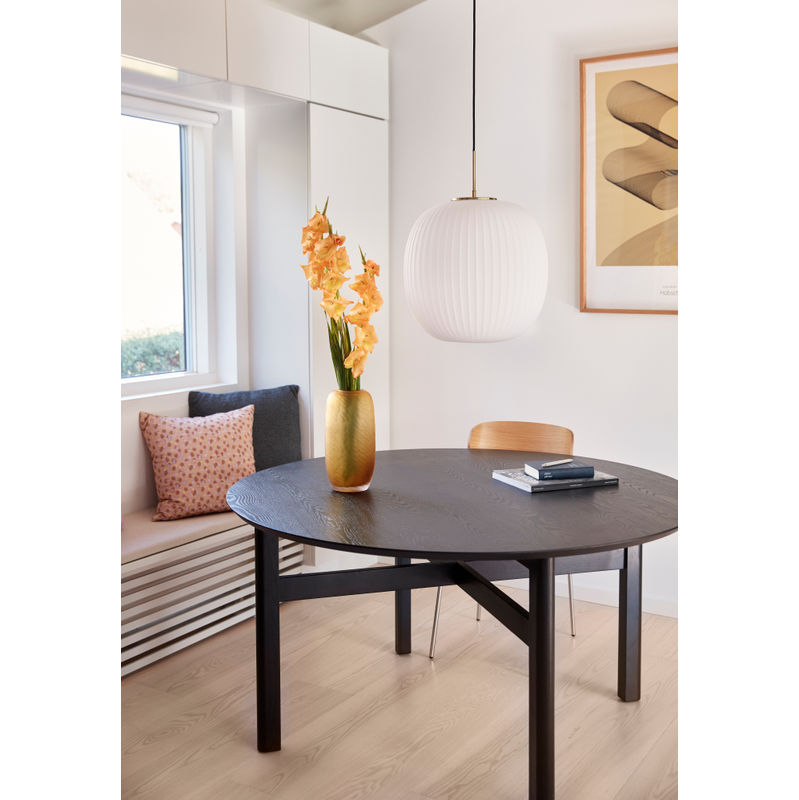 Lámpara colgante Hübsch Serene Ø42, blanca