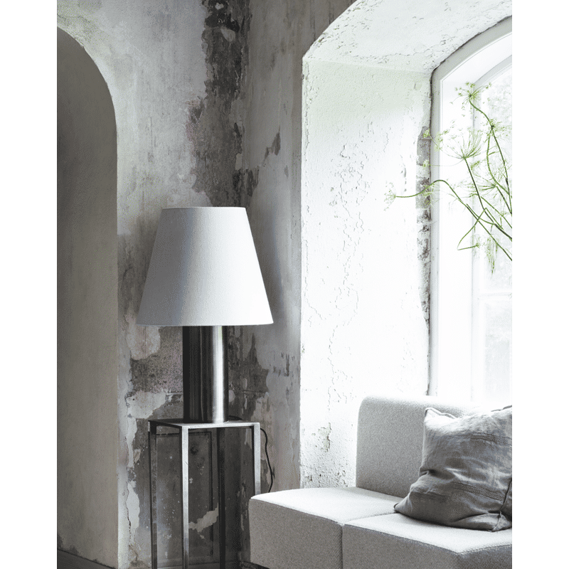 Pantalla de lámpara Bakra de House Doctor, blanco antiguo