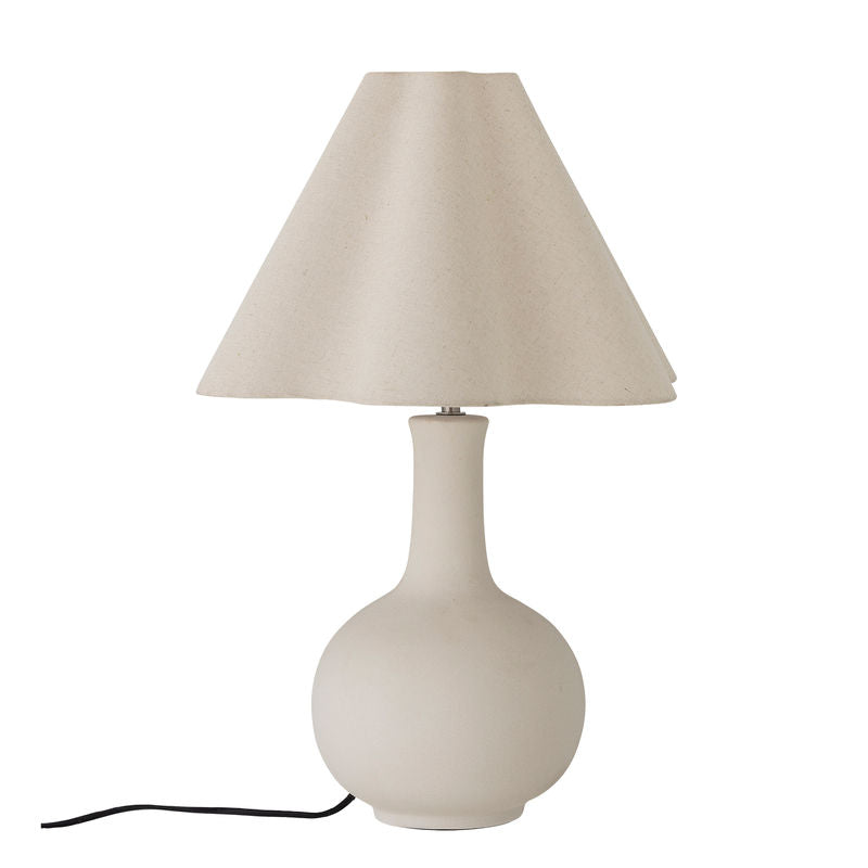 Lámpara de mesa Bloomingville Heide, blanca