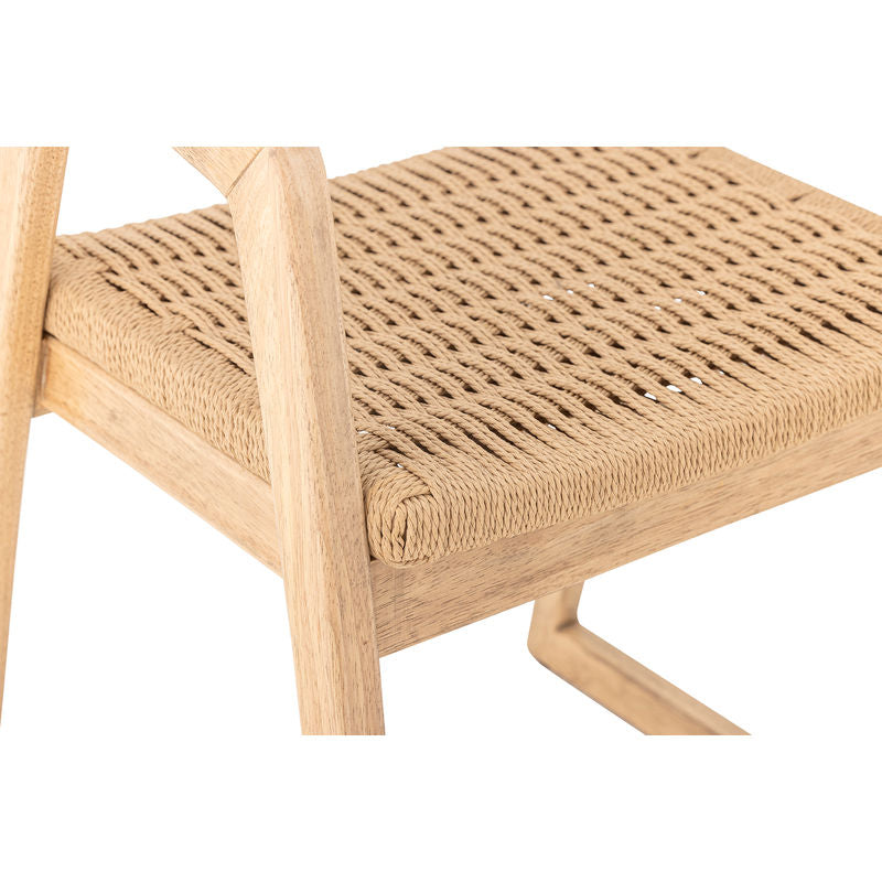Chaise de salle à manger Serrone, collection Creative, naturelle, bois