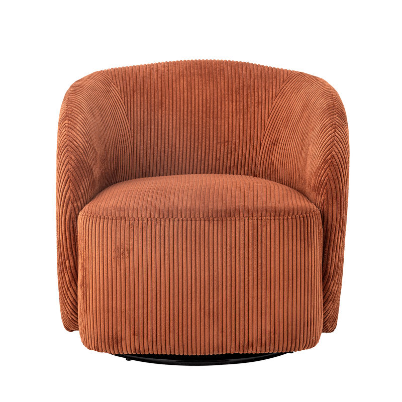 Fauteuil Pradi de Bloomingville, orange, polyester