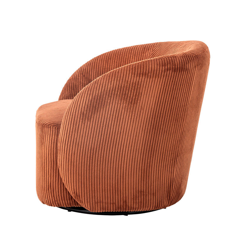 Fauteuil Pradi de Bloomingville, orange, polyester