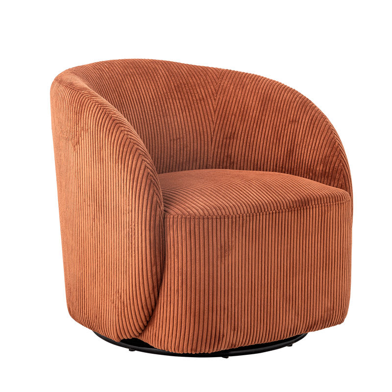 Fauteuil Pradi de Bloomingville, orange, polyester
