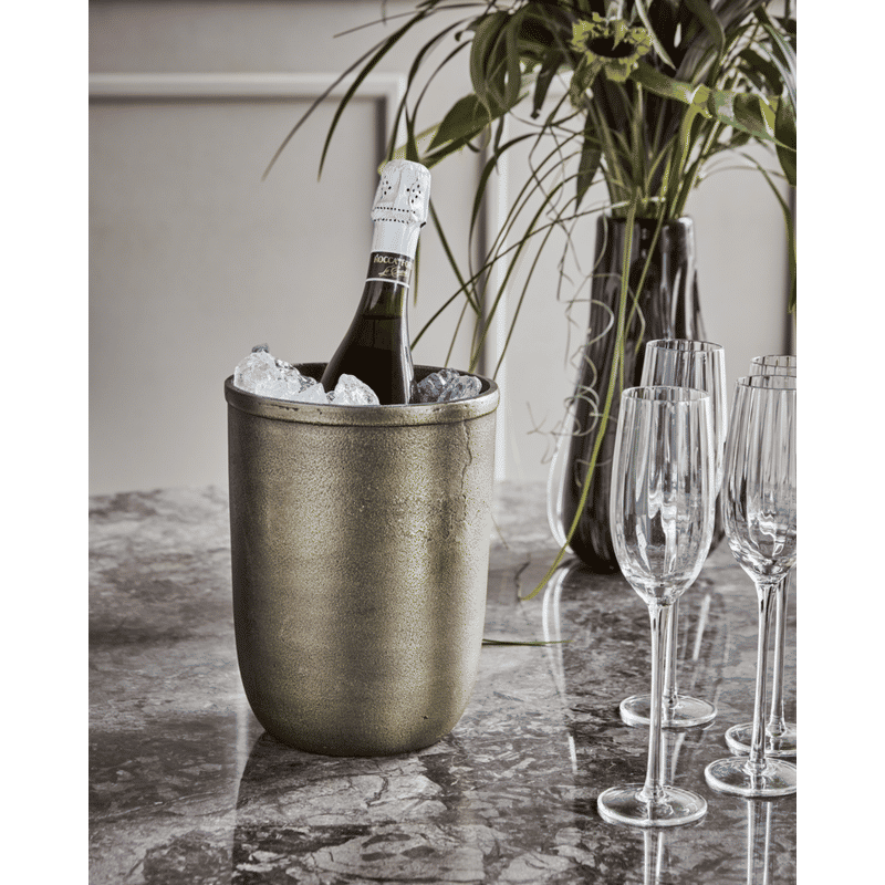Seau à vin House Doctor Champtub, finition en cuivre antique