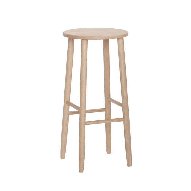 Taburete de bar Acorn Hübsch, madera natural