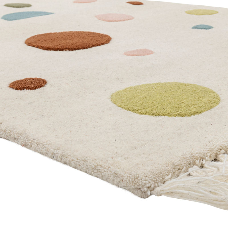 Tapis Bloomingville MINI Clennie, Naturel, Laine