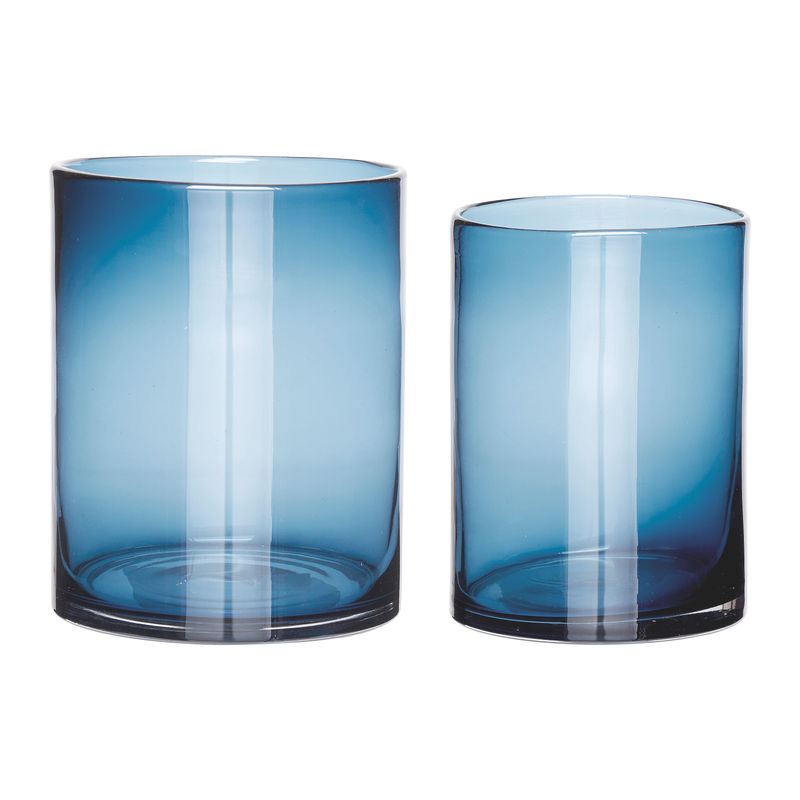 Hübsch Près des vases bleu (série de 2)