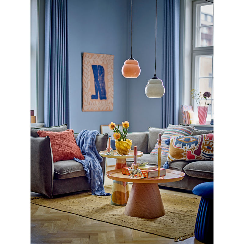 Bloomingville Motella Hängeleuchte, Grau, Glas