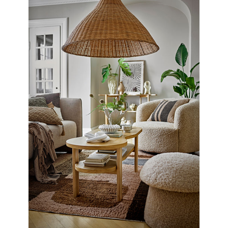Bloomingville Bocca Poef, Natuur, Polyester