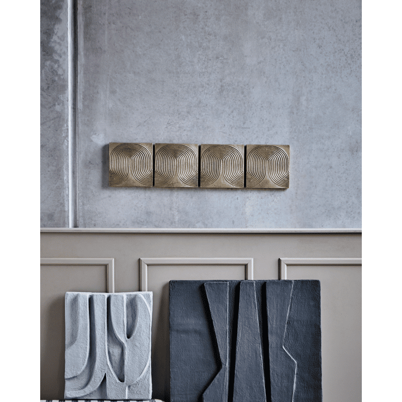 House Doctor Liste Art mural, Bronze antique