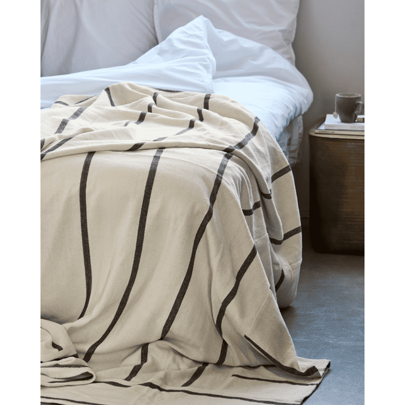 House Doctor Nula Couverture de lit, Brun foncé