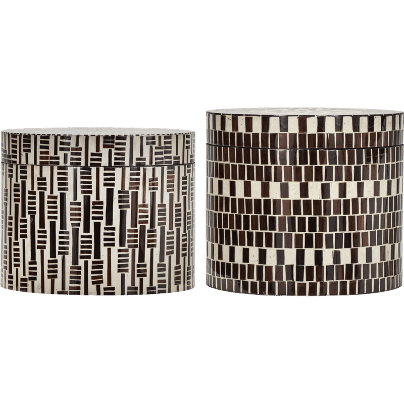 House Doctor Lango Bewaardozen, Bruin, Naturel