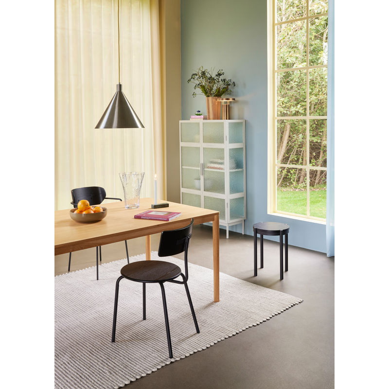 Hübsch Poppy vloerkleed, grijs, wit