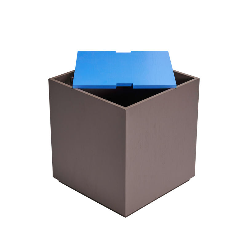 Cajas de almacenamiento Hübsch Vault, azul, marrón