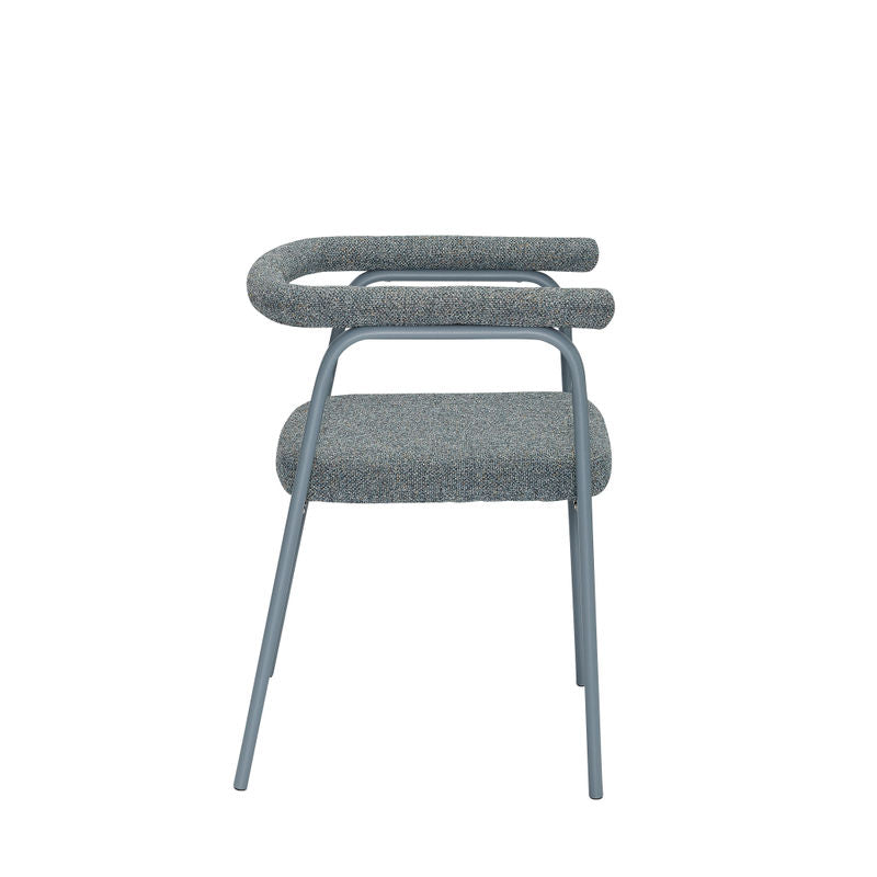Silla de comedor Hübsch Ecto, gris