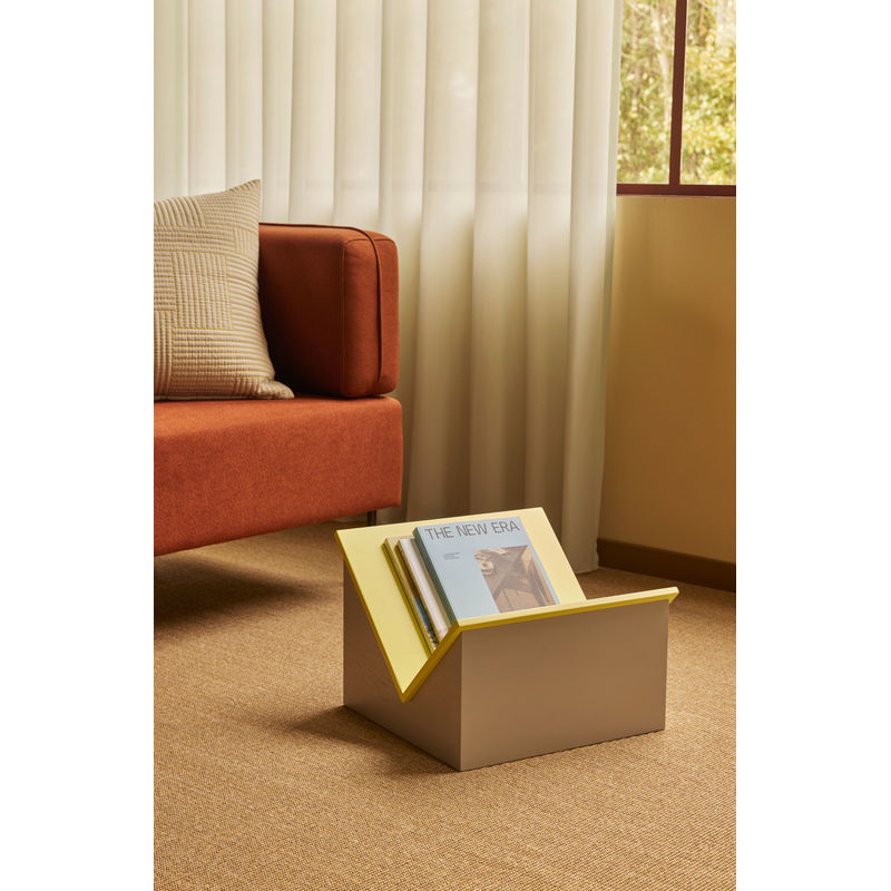 Hübsch Porte-revues Tick, jaune