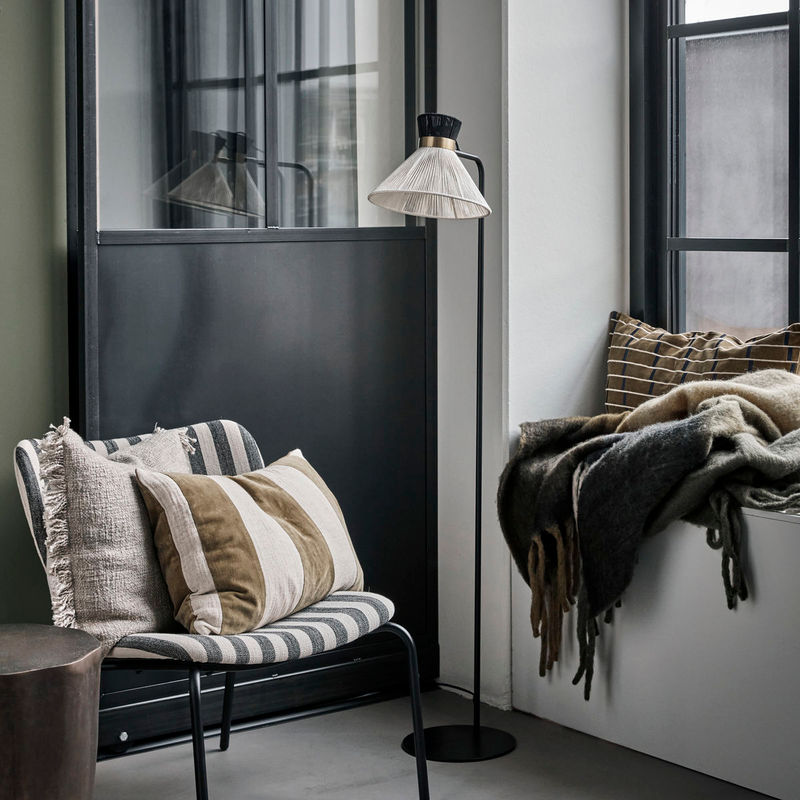 House Doctor Vloerlamp, HDCord, Zwart