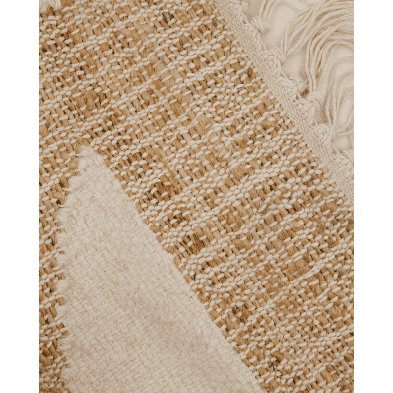 Alfombra Rostro de House Doctor, natural, blanco roto