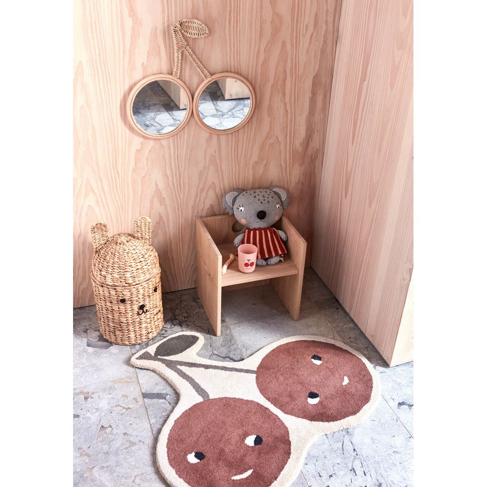 Espejo de pared OYOY MINI Kersen rojo