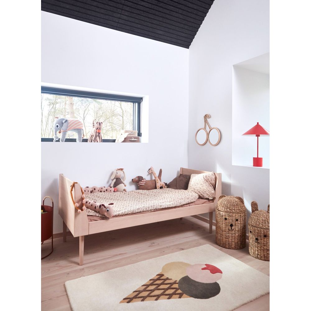 Espejo de pared OYOY MINI Kersen rojo