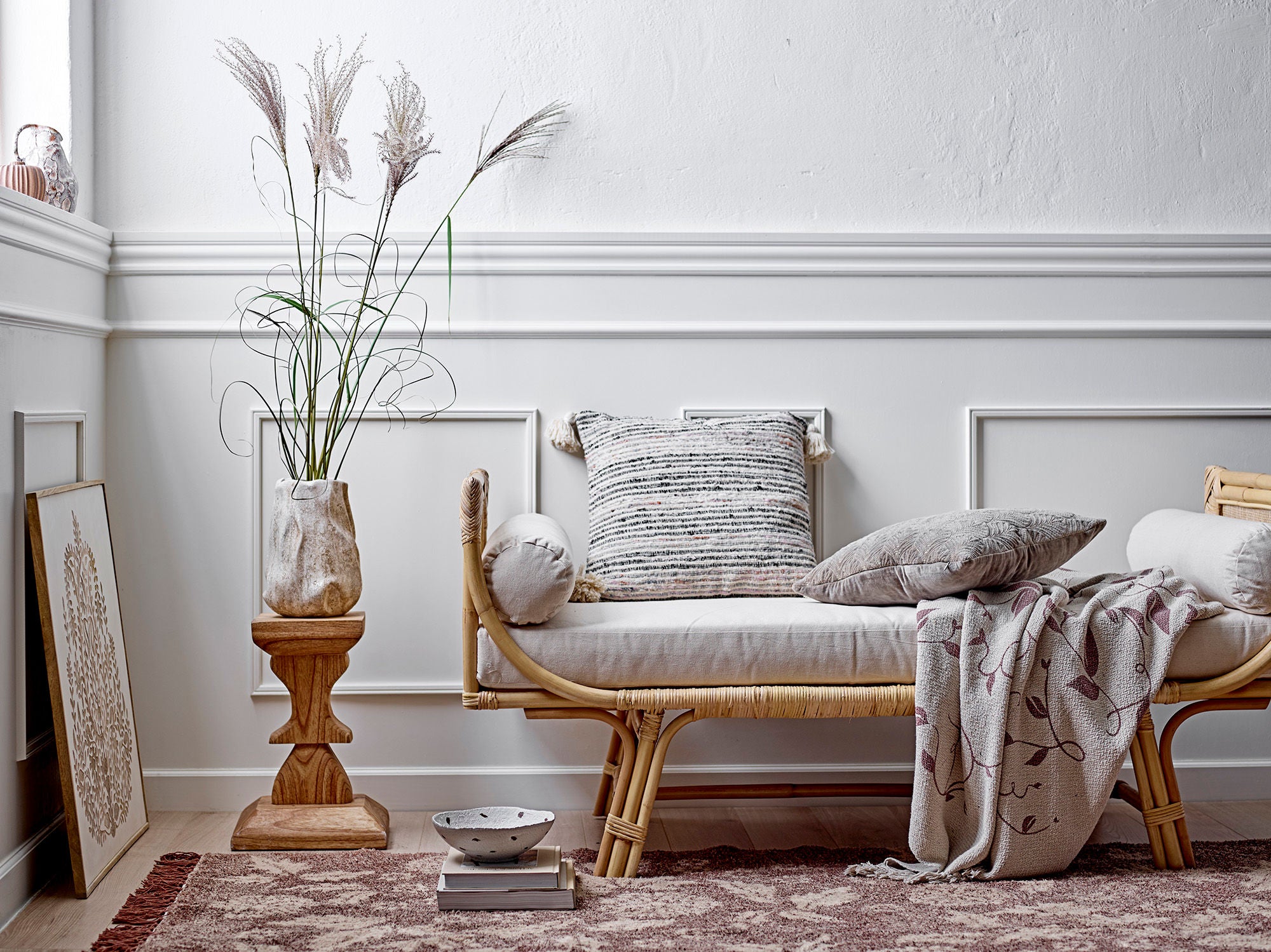 Kreative Sammlung Kajsa Deco Vase, Natur, Steinzeug