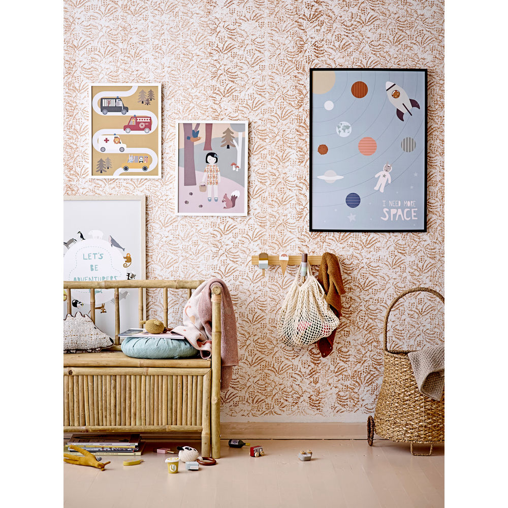 Bloomingville MINI Zyon Kapstok, Bruin, FSC®100%, Beuken