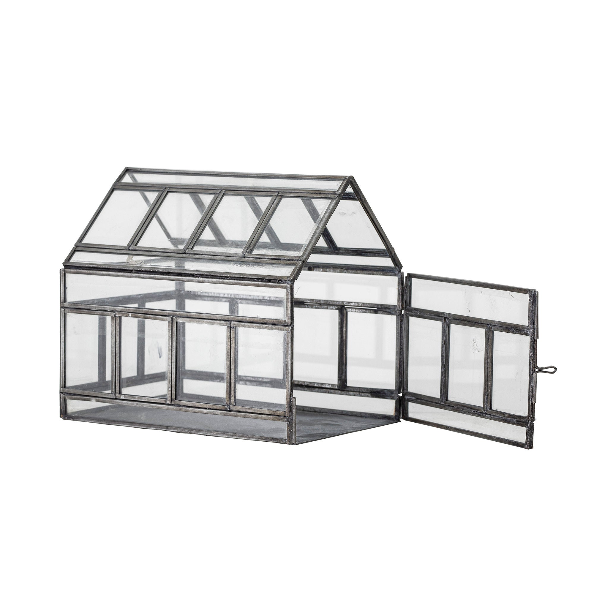 Vitrina Creative Collection Jerri, Gris, Metal