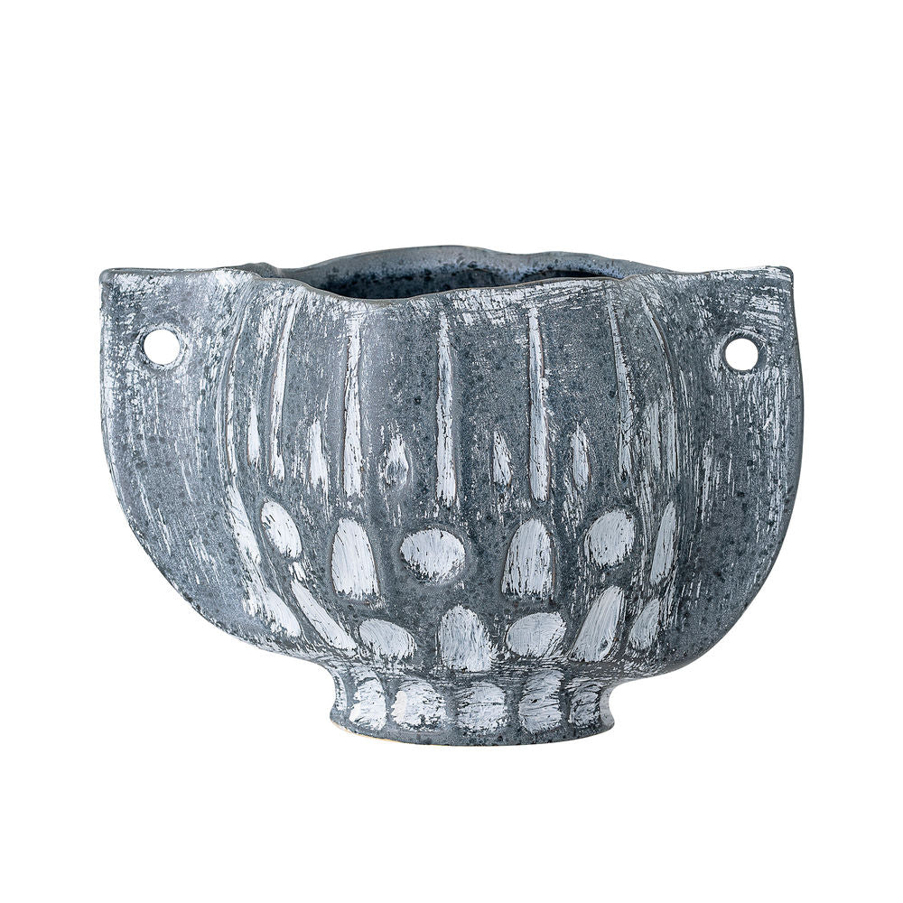 Blooming ville Oney Blumentopf, Blau, Steinzeug