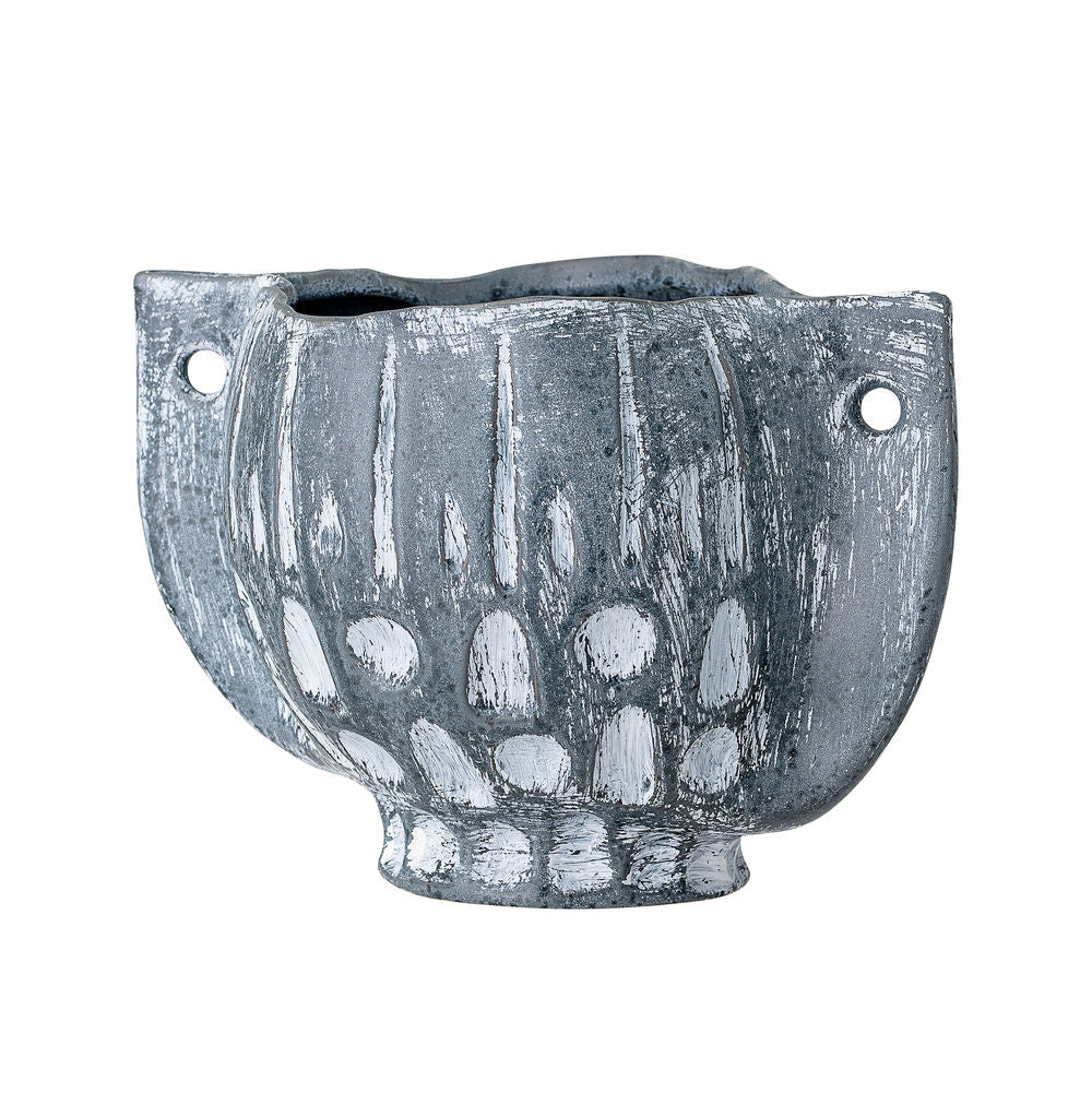 Blooming ville Oney Blumentopf, Blau, Steinzeug