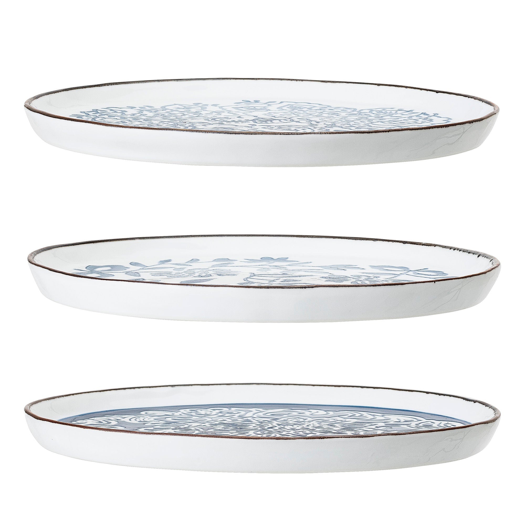 Bloomingville Molly Bord, Blauw, Steengoed
