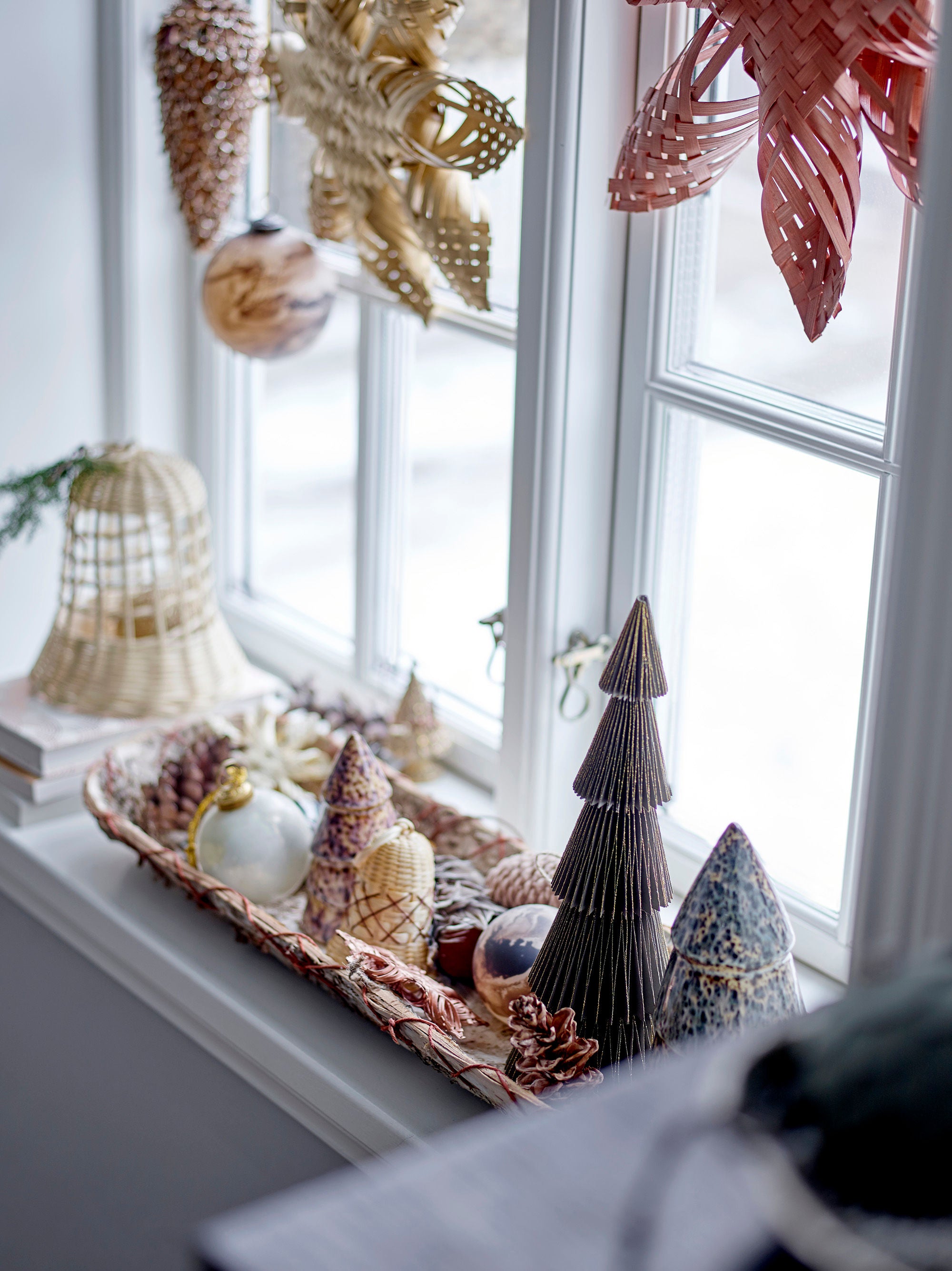 Bloomingville Pepe bandeja, marrón, Berk