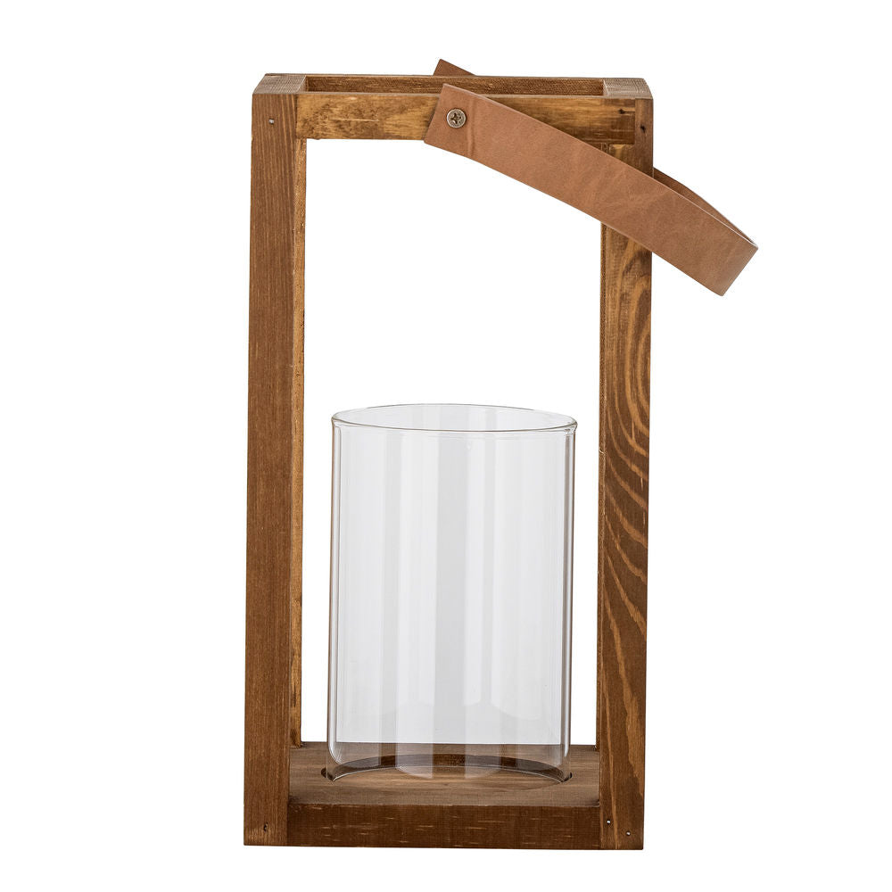 Bloomingville Lyra Lantaarn met/Glas, Natuur, Dennen