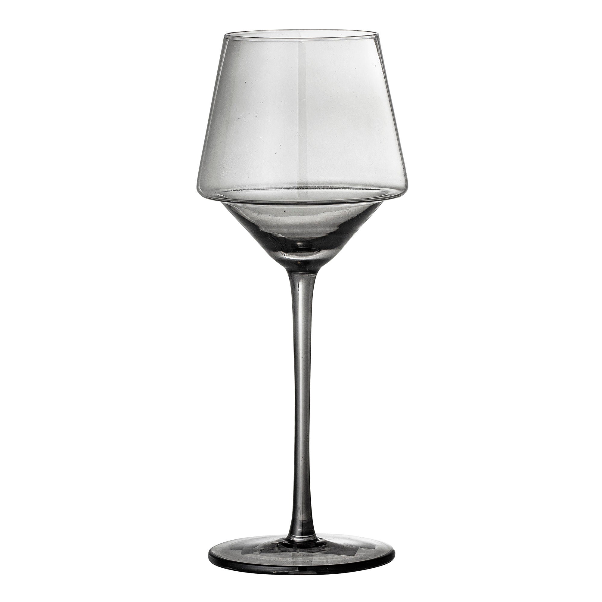 Bloomingville Yvette Wijnglas, Grijs, Glas