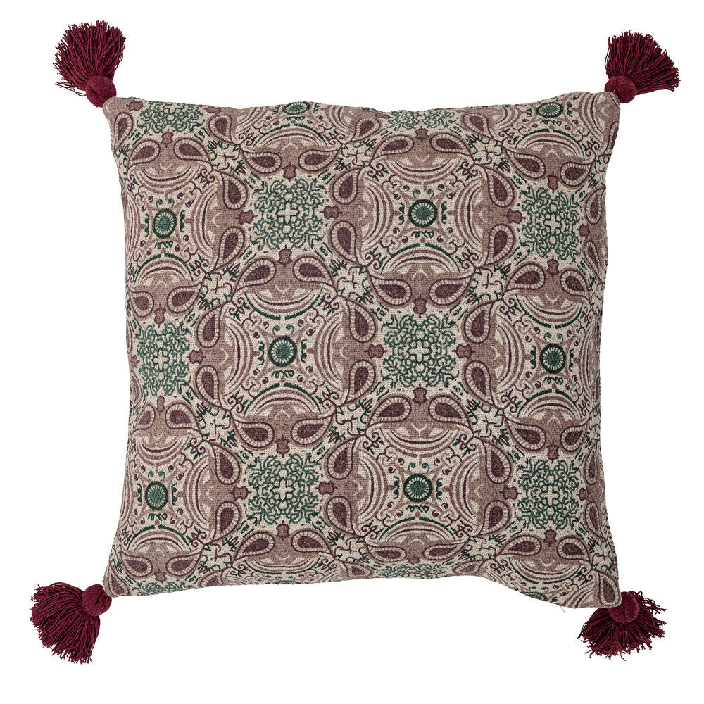 Creative Collection Fibi-kussen, paars, gerecycled katoen